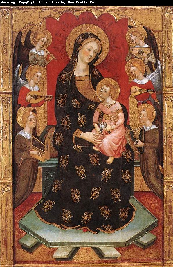 SERRA, Pedro Madonna with Angels Playing Music